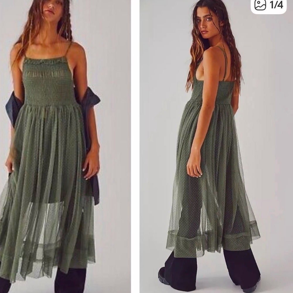 Free People Cant stop wont stop Slip Dress size XL